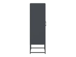 Aparador buffet cómoda armario mueble organizador cocina salón salón alto 36 x 39 x 123 cm acero antracita 02_0032201