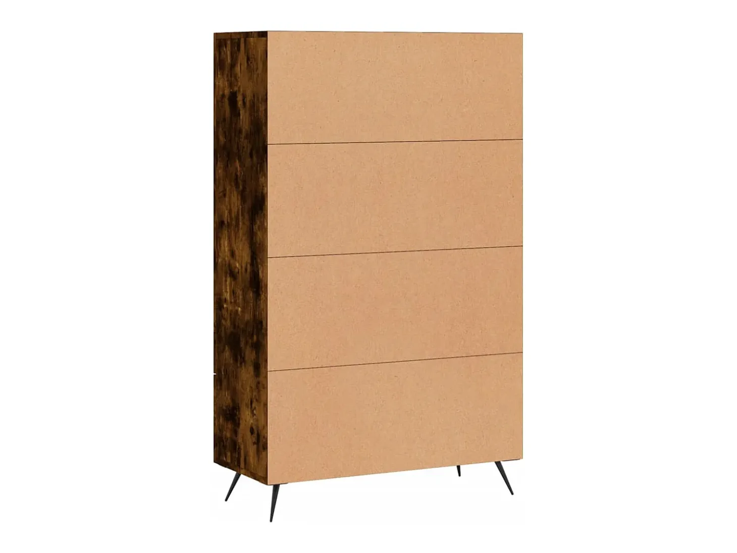 Aparador buffet cómoda armario mueble organizador cocina salón salón alto 69,5 x 31 x 115 cm madera contrachapada marrón 02_0033403
