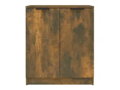 Aparador buffet cómoda armario mueble organizador cocina salón salón juego de 2 60 x 30 x 70 cm marrón madera contrachapada 02_0036735
