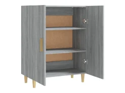 Aparador buffet cómoda armario unidad de almacenamiento organizador cocina salón salonsonoma 70 x 34 x 90 cm madera contrachapada gris 02_0036509