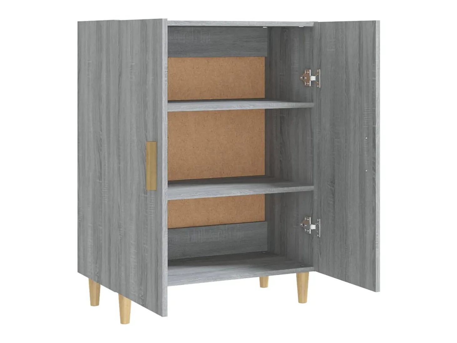 Aparador buffet cómoda armario unidad de almacenamiento organizador cocina salón salonsonoma 70 x 34 x 90 cm madera contrachapada gris 02_0036509