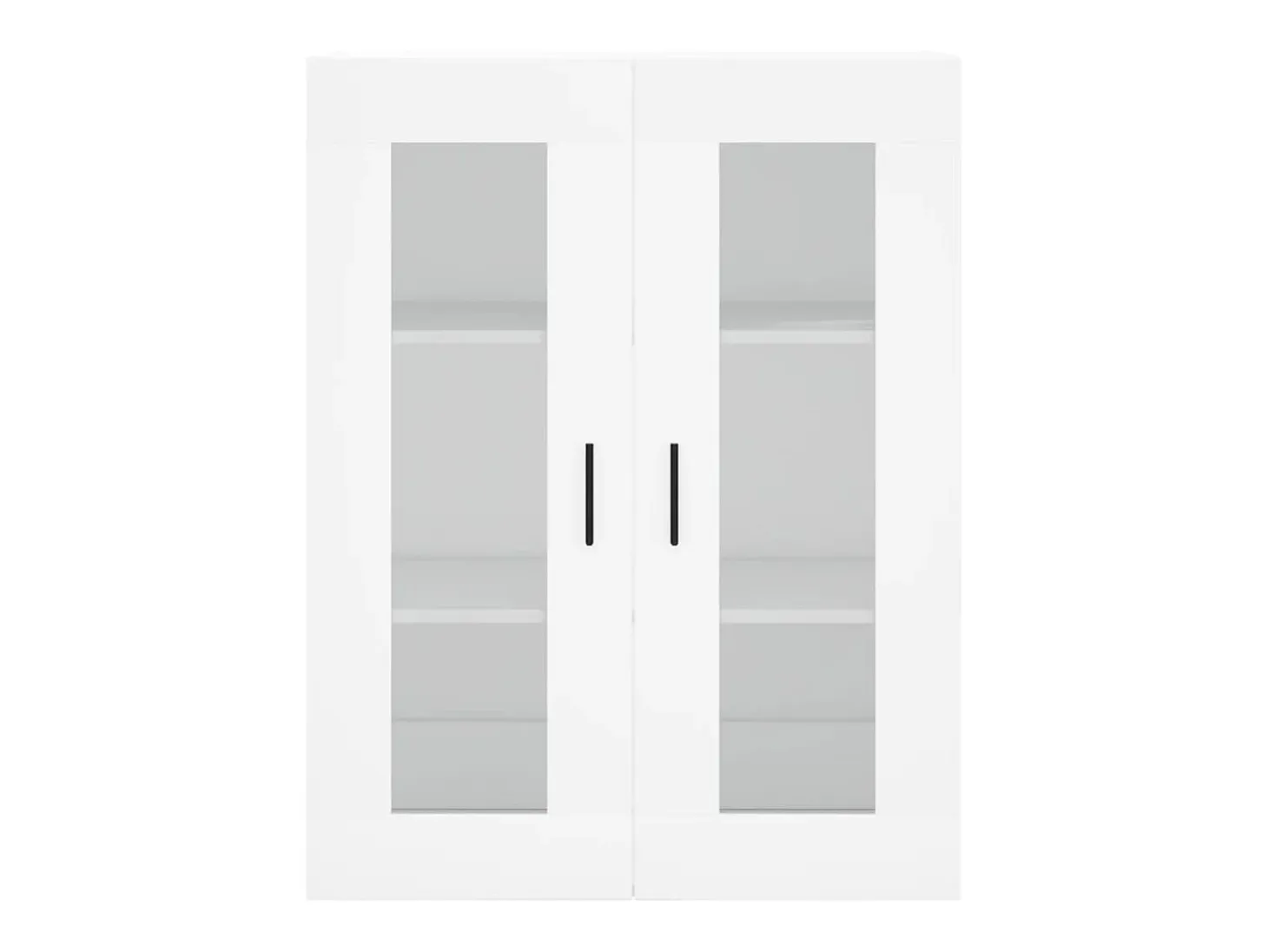 Aparador buffet cómoda armario mueble organizador cocina salón salón alto 69,5 x 34 x 180 cm madera contrachapada blanco 02_0032570
