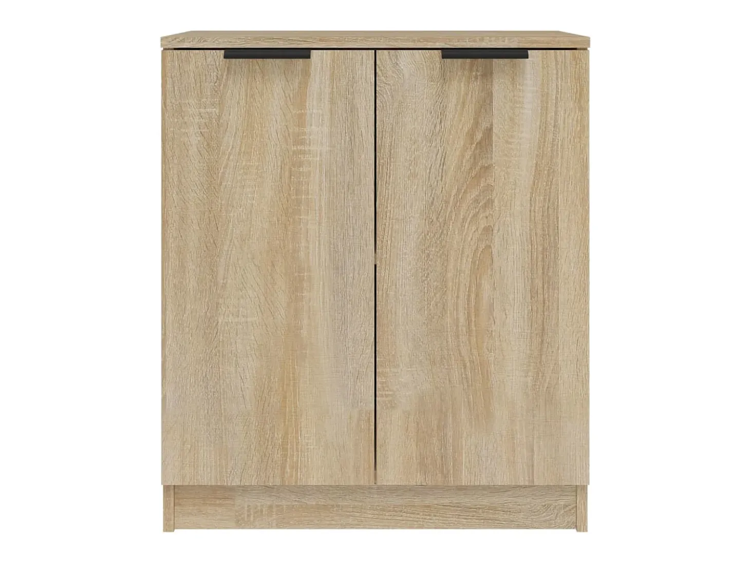 Aparador buffet cómoda armario unidad de almacenamiento organizador cocina salón salón juego de 2 sonoma 60 x 30 x 70 cm marrón madera contrachapada 02_0036811