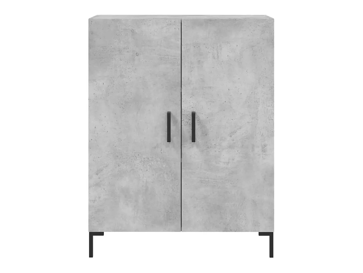 Aparador buffet cómoda armario mueble organizador cocina salón salón alto 69,5 x 34 x 180 cm madera contrachapada gris 02_0034691