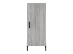 Aparador buffet cómoda armario unidad de almacenamiento organizador cocina salón salón Sonoma 34,5 x 34 x 90 cm madera contrachapada gris 02_0036319