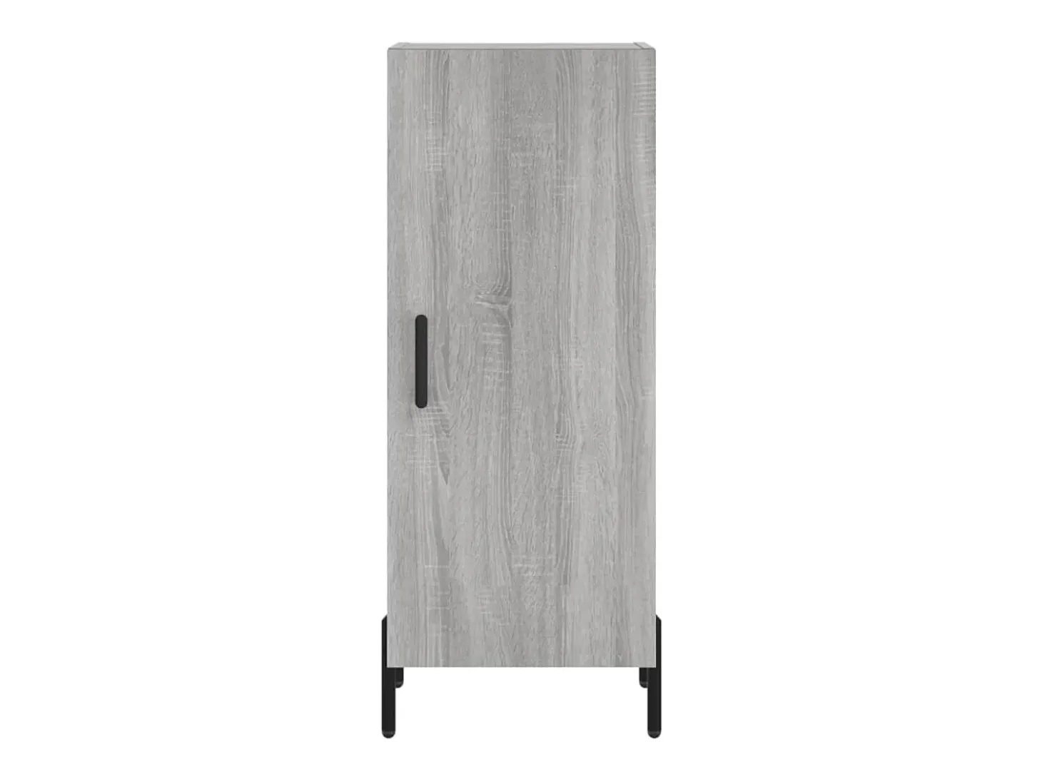 Aparador buffet cómoda armario unidad de almacenamiento organizador cocina salón salón Sonoma 34,5 x 34 x 90 cm madera contrachapada gris 02_0036319