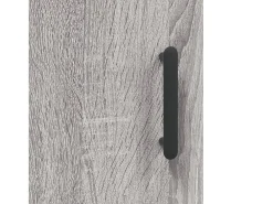 Aparador buffet cómoda armario unidad de almacenamiento organizador cocina salón salón Sonoma 34,5 x 34 x 90 cm madera contrachapada gris 02_0036319