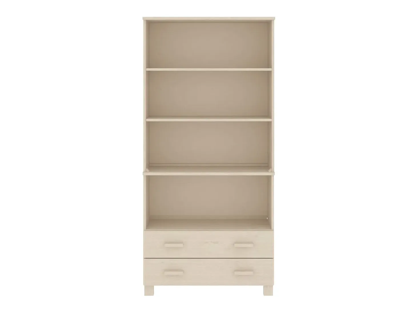 Aparador buffet cómoda armario mueble organizador cocina salón salón madera maciza de pino marrón miel 02_0032151