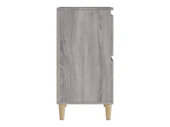 Aparador buffet cómoda armario unidad de almacenamiento organizador cocina salón salón Sonoma 60 x 35 x 70 cm madera contrachapada gris 02_0036402