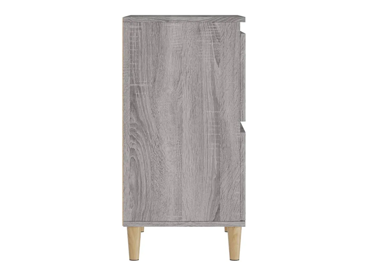 Aparador buffet cómoda armario unidad de almacenamiento organizador cocina salón salón Sonoma 60 x 35 x 70 cm madera contrachapada gris 02_0036402