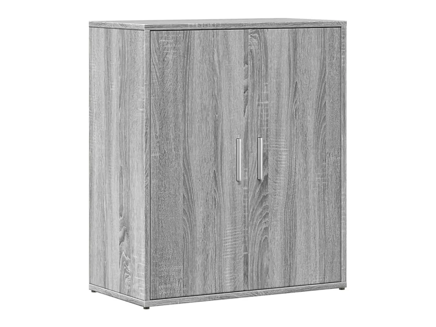 Aparador buffet cómoda armario unidad de almacenamiento organizador cocina salón salón juego de 2 sonoma 60 x 31 x 70 cm madera contrachapada gris 02_0036957