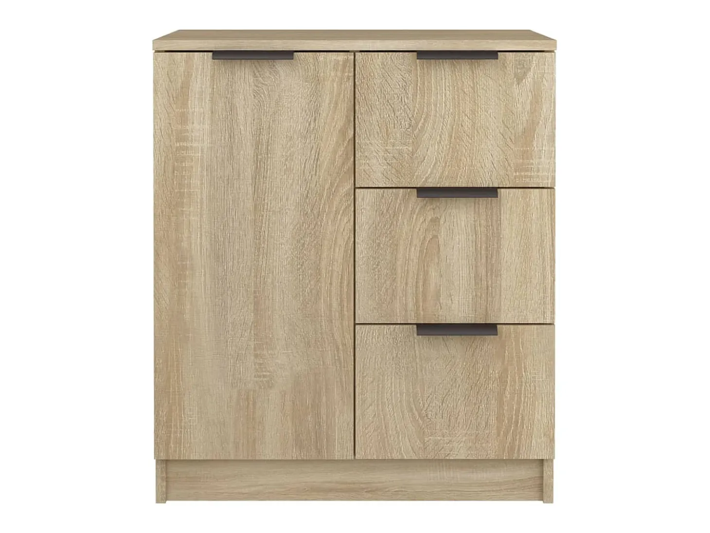 Aparador buffet cómoda armario unidad de almacenamiento organizador cocina salón salón Sonoma 60 x 30 x 70 cm madera contrachapada marrón 02_0031586