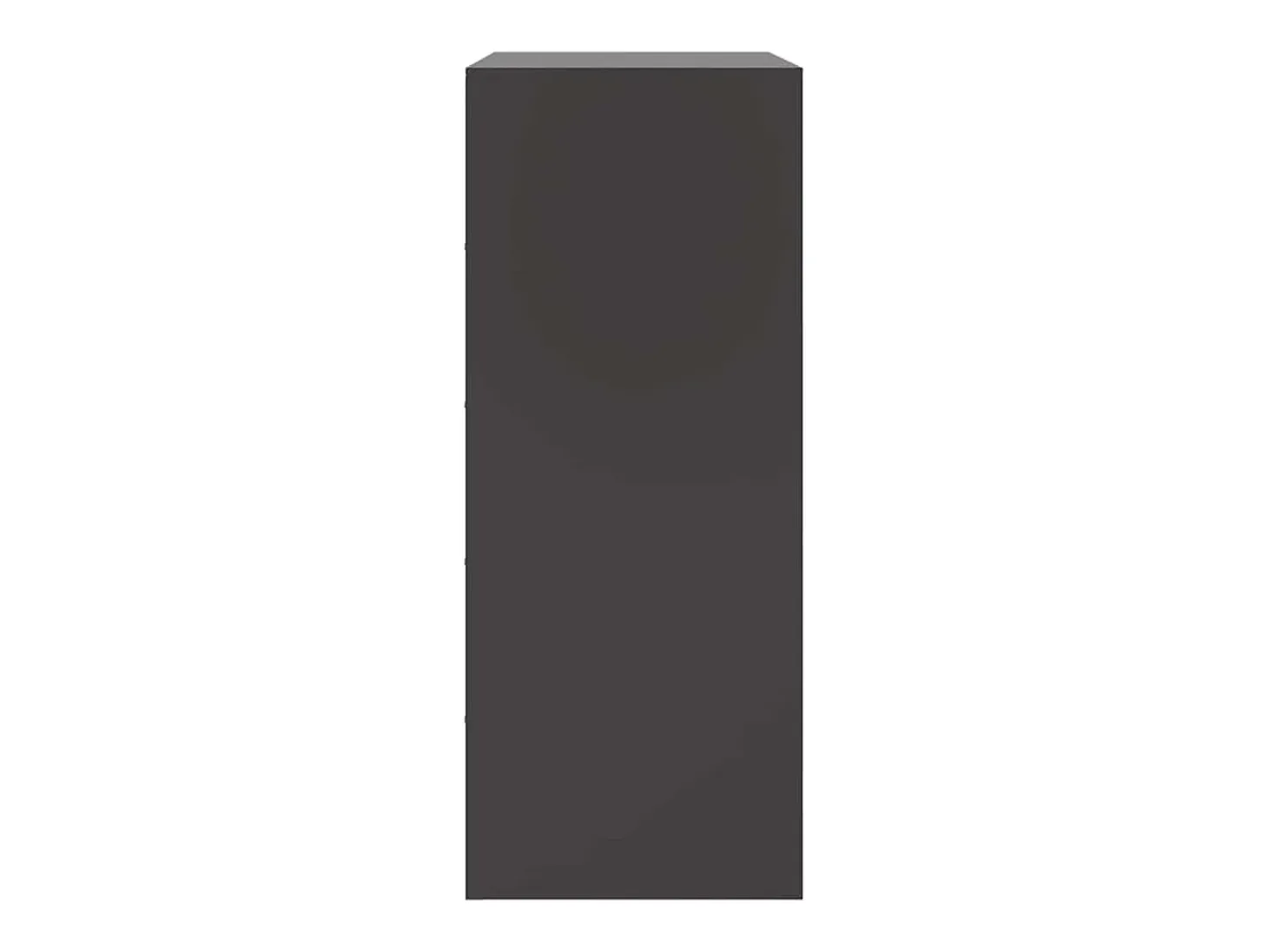 Aparador buffet cómoda armario mueble organizador cocina salón salón alto 67 x 39 x 95 cm acero negro 02_0034954