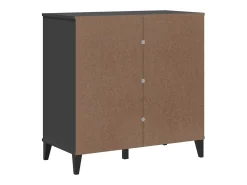 Aparador buffet cómoda armario mueble organizador cocina salón salón 80 x 40 x 80 cm madera contrachapada antracita 02_0036626