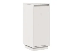 Aparador buffet cómoda armario mueble organizador cocina salón salón juego de 2 31,5 x 34 x 75 cm madera maciza de pino blanco 02_0036653
