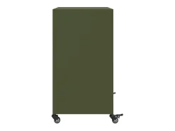 Aparador buffet cómoda armario mueble organizador cocina salón salón oliva 68,5 x 39 x 72 cm verde acero 02_0036588