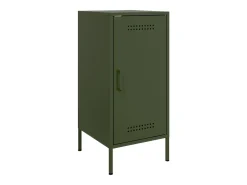 Aparador buffet cómoda armario mueble organizador cocina salón salón juego de 2 oliva 36 x 39 x 79 cm verde acero 02_0036983