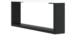 Aparador buffet cómoda armario mueble organizador cocina salón salón brillante 57 x 35 x 70 cm madera contrachapada blanco 02_0030647