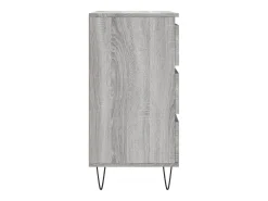 Aparador buffet cómoda armario unidad de almacenamiento organizador cocina salón salonsonoma 60 x 35 x 70 cm madera contrachapada gris 02_0036410