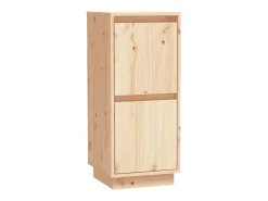 Aparador buffet cómoda armario mueble organizador cocina salón salón juego de 2 31,5 x 34 x 75 cm madera maciza de pino marrón 02_0036635