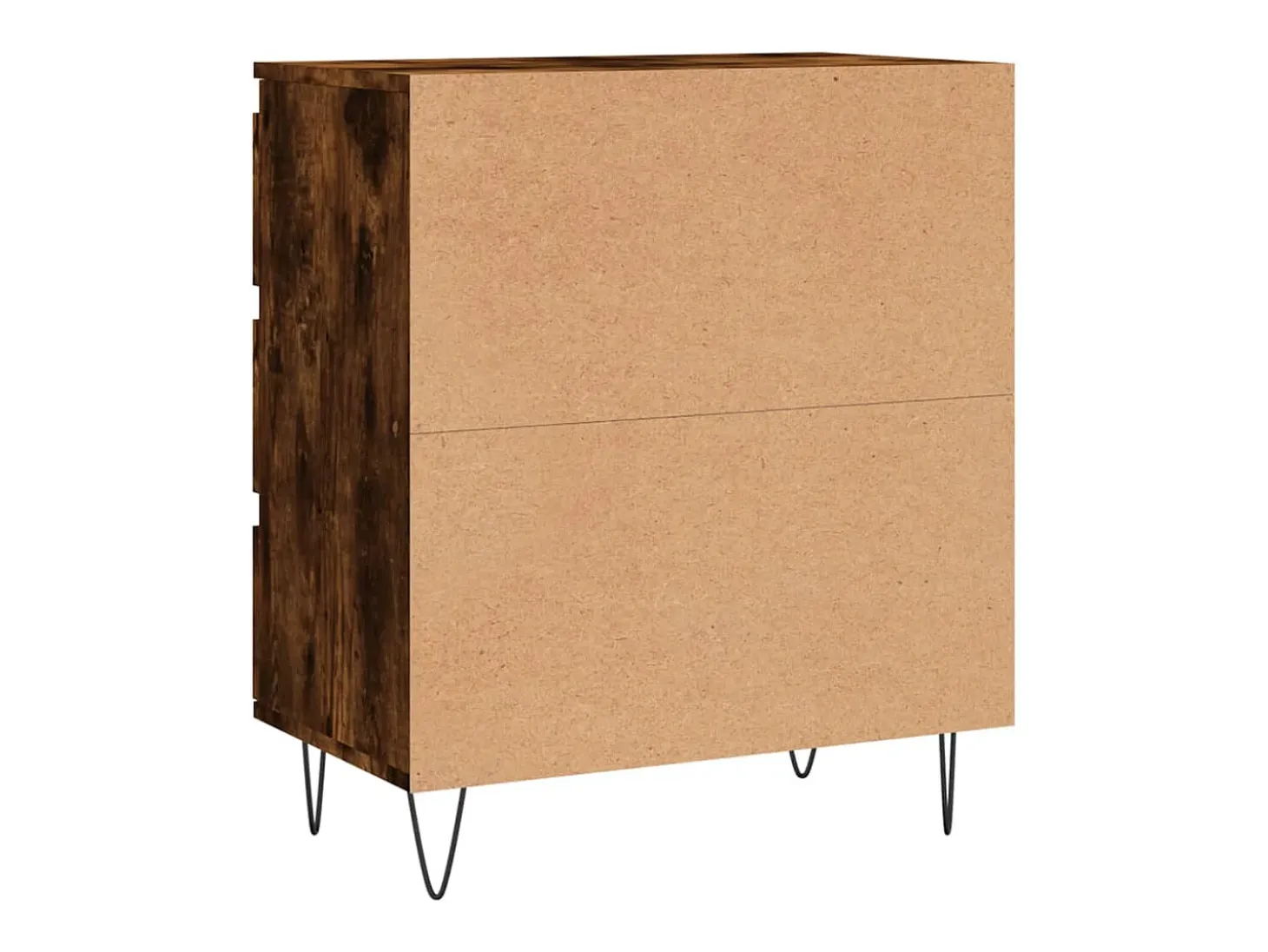 Aparador buffet cómoda armario unidad de almacenamiento organizador cocina salón salón 60 x 35 x 70 cm madera contrachapada marrón 02_0030993