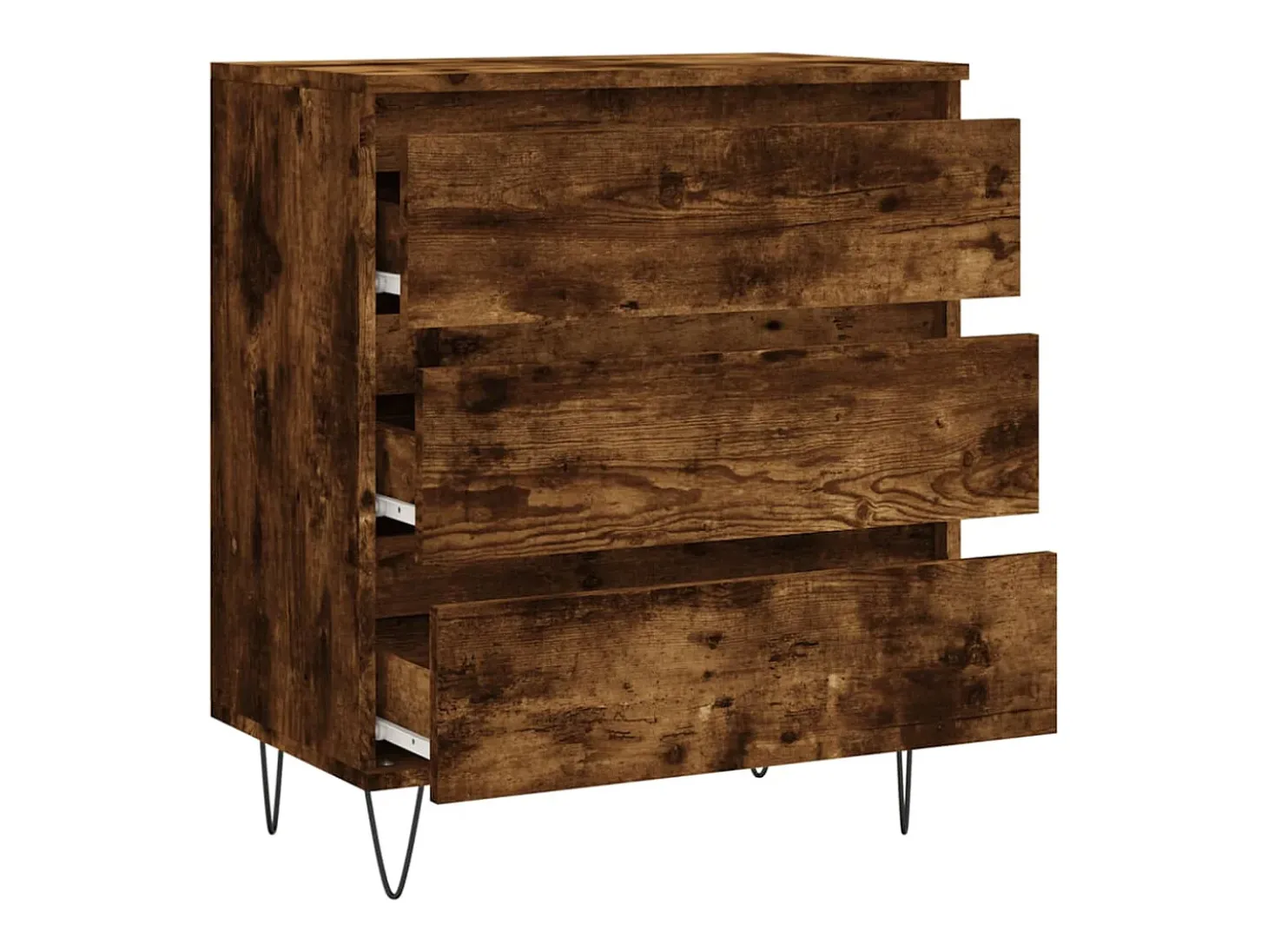 Aparador buffet cómoda armario unidad de almacenamiento organizador cocina salón salón 60 x 35 x 70 cm madera contrachapada marrón 02_0030993