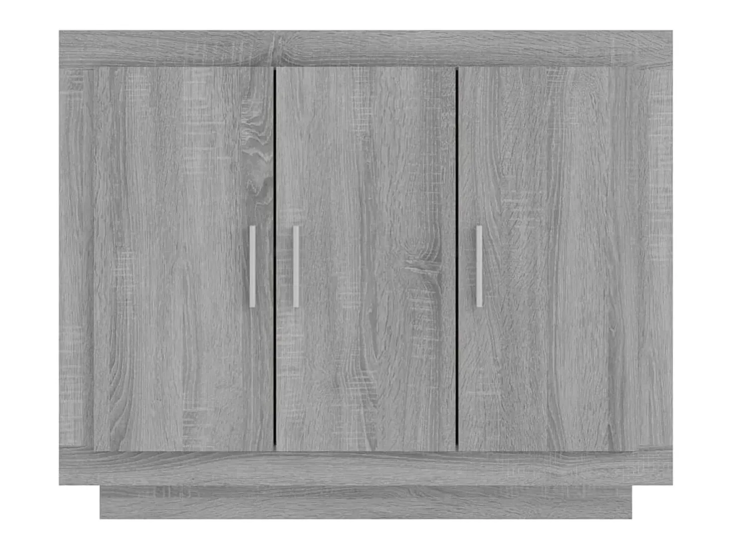 Aparador buffet cómoda armario unidad de almacenamiento organizador cocina salón salonsonoma 92 x 35 x 75 cm madera contrachapada gris 02_0036558