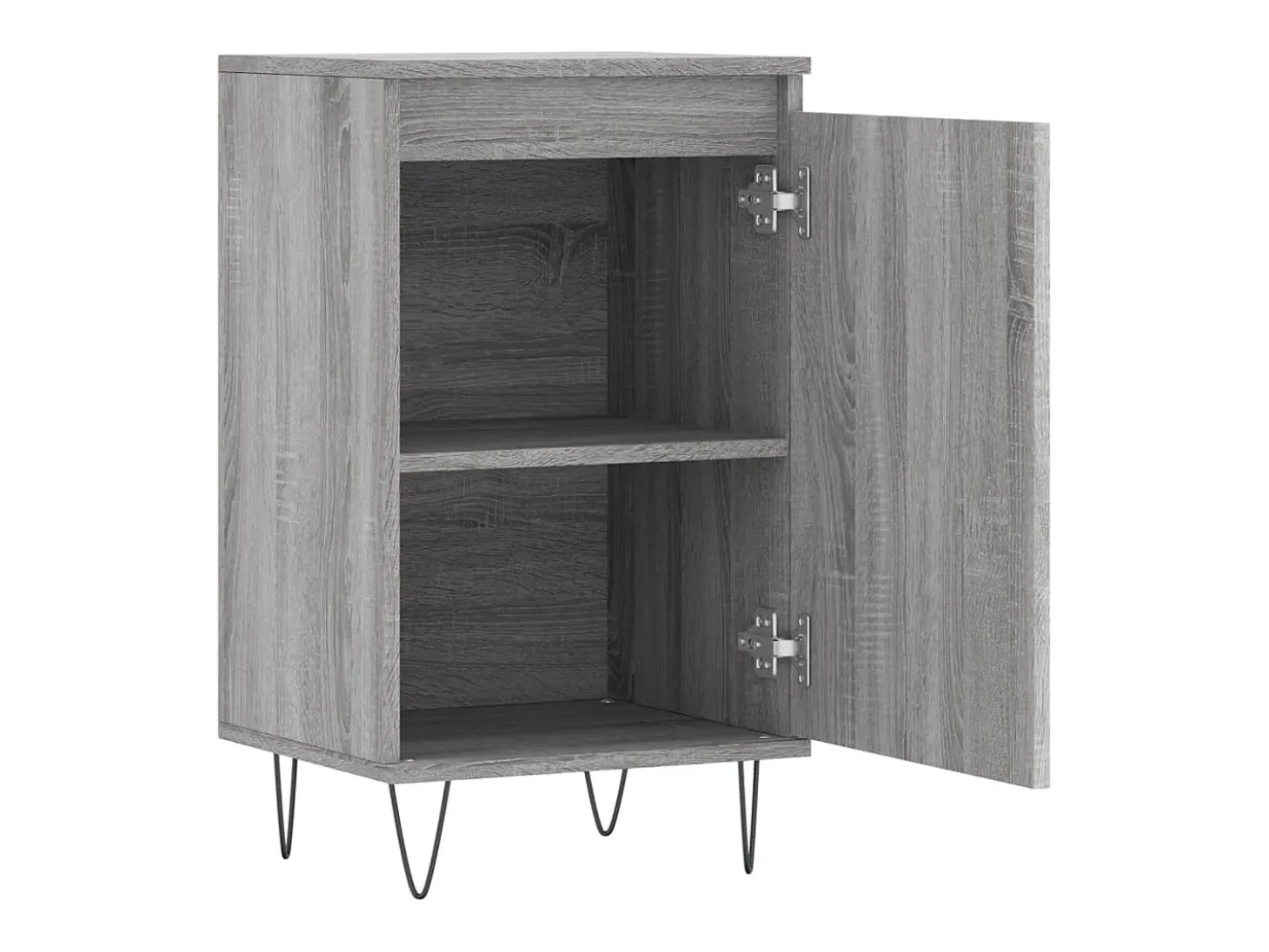 Aparador buffet cómoda armario mueble organizador cocina salón salón juego de 2 sonoma 40 x 35 x 70 cm marrón madera contrachapada 02_0036948