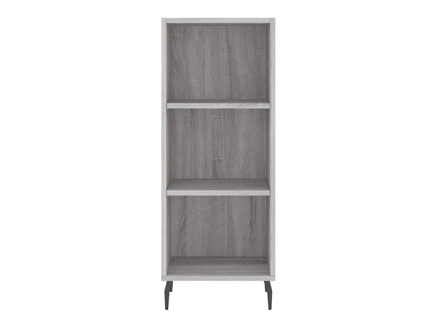 Aparador buffet cómoda armario unidad de almacenamiento organizador cocina salón salón Sonoma 34,5 x 32,5 x 90 cm madera contrachapada gris 02_0036295