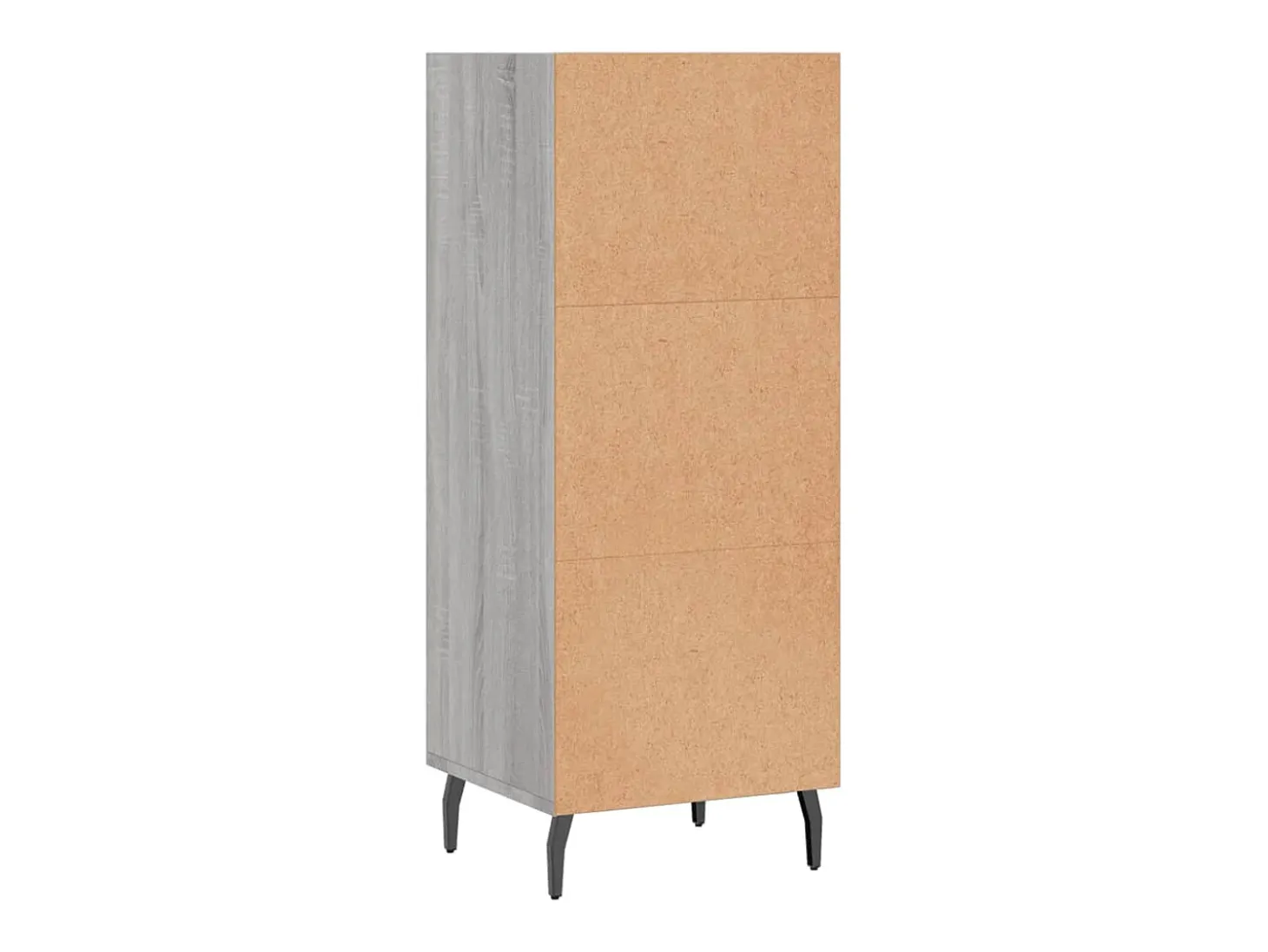 Aparador buffet cómoda armario unidad de almacenamiento organizador cocina salón salón Sonoma 34,5 x 32,5 x 90 cm madera contrachapada gris 02_0036295
