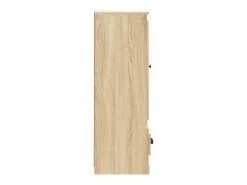 Aparador buffet cómoda armario mueble organizador cocina salón salón alto sonoma 36 x 35,5 x 103,5 cm madera contrachapada marrón 02_0034053