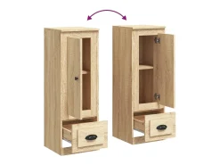 Aparador buffet cómoda armario mueble organizador cocina salón salón alto sonoma 36 x 35,5 x 103,5 cm madera contrachapada marrón 02_0034053