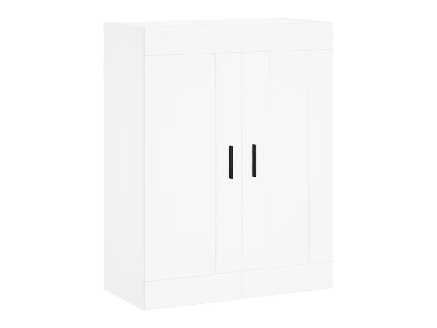Aparador buffet cómoda armario mueble organizador cocina salón salón alto 69,5 x 34 x 180 cm madera contrachapada blanco 02_0032597