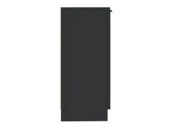 Aparador buffet cómoda armario mueble organizador cocina salón salón juego de 2 30 x 30 x 70 cm madera contrachapada negra 02_0036891