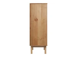 Aparador buffet cómoda armario mueble organizador cocina salón salón alto 85 x 43 x 125 cm madera maciza de pino marrón 02_0035150