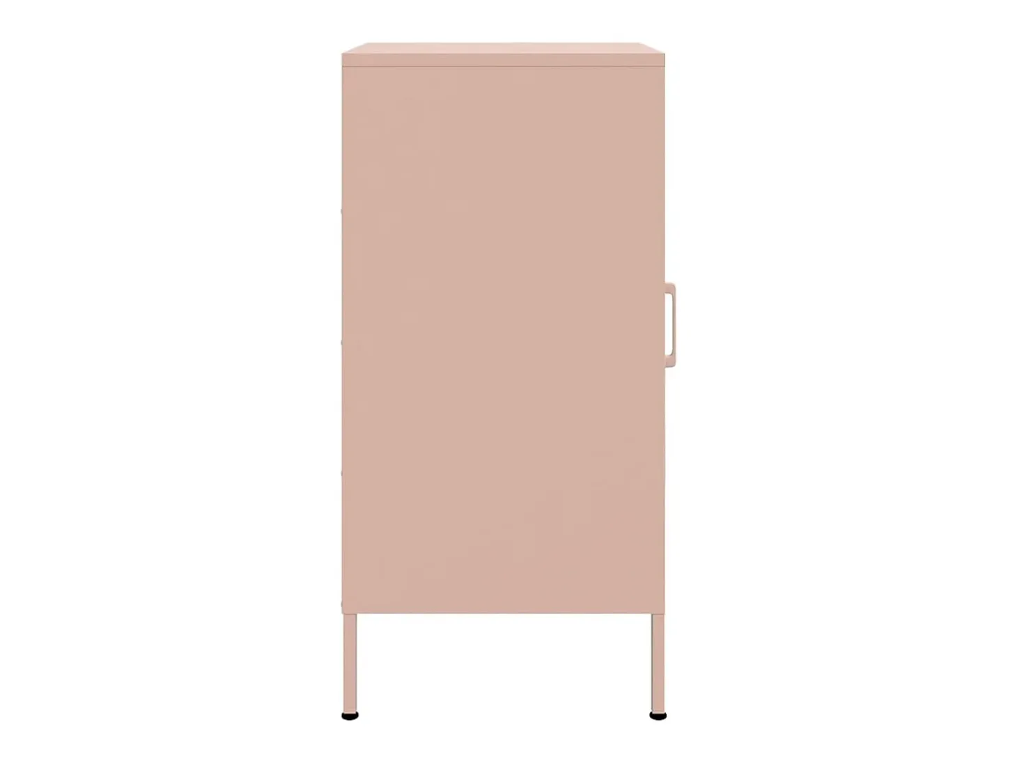 Aparador buffet cómoda armario mueble organizador cocina salón salón juego de 2 36 x 39 x 79 cm acero rosa 02_0036940