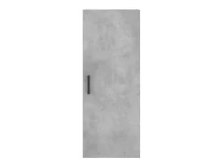 Aparador buffet cómoda armario mueble organizador cocina salón salón alto 34,5 x 34 x 180 cm madera contrachapada gris 02_0034409