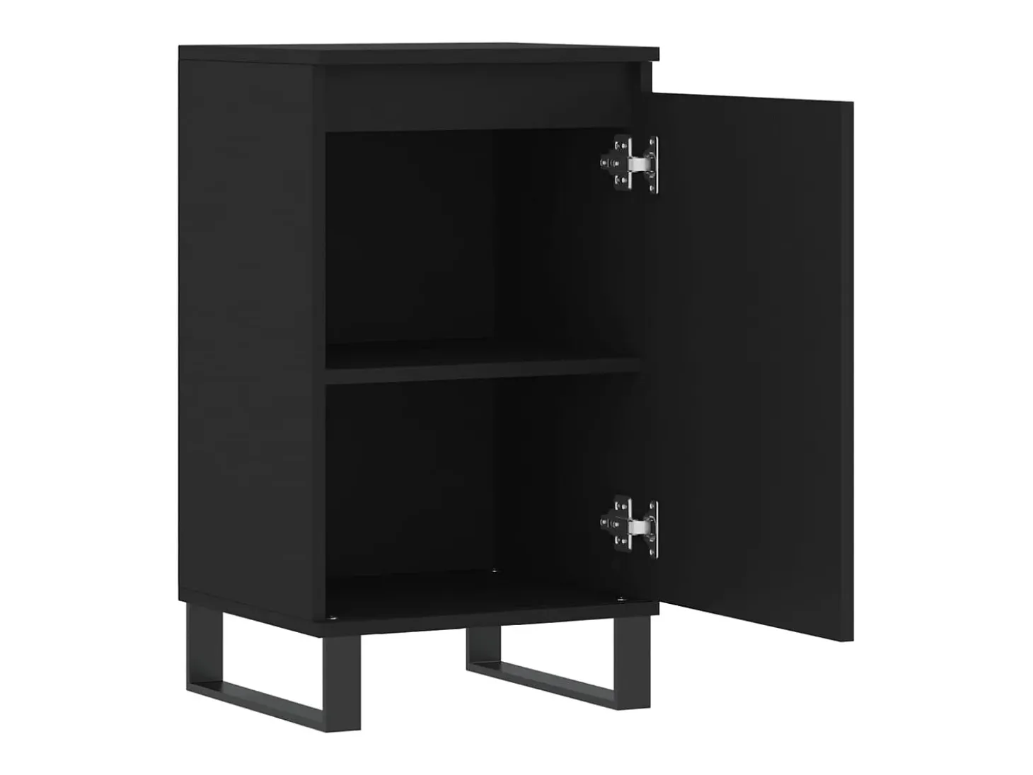 Aparador buffet cómoda armario unidad de almacenamiento organizador cocina salón salón juego de 2 40 x 35 x 70 cm marrón madera contrachapada 02_0036901