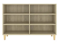 Aparador buffet cómoda armario unidad de almacenamiento organizador cocina salón salón Sonoma 103,5 x 35 x 70 cm madera contrachapada marrón 02_0031483