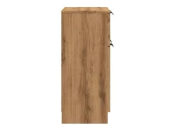 Aparador buffet cómoda armario unidad de almacenamiento organizador cocina salón sala de manualidades 60 x 30 x 70 cm madera contrachapada marrón 02_0030814