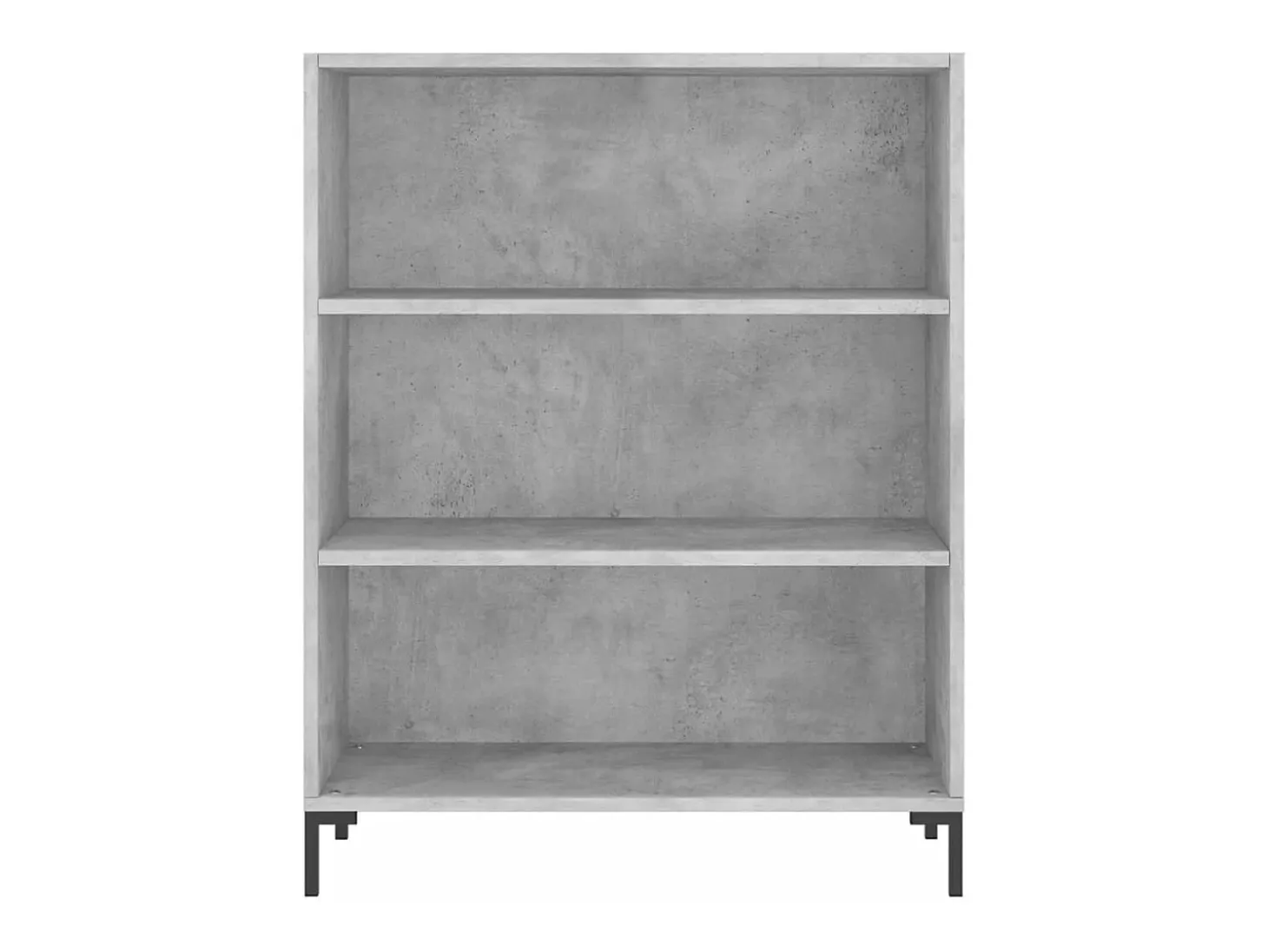 Aparador buffet cómoda armario mueble organizador cocina salón salón alto 69,5 x 34 x 180 cm madera contrachapada gris 02_0034573