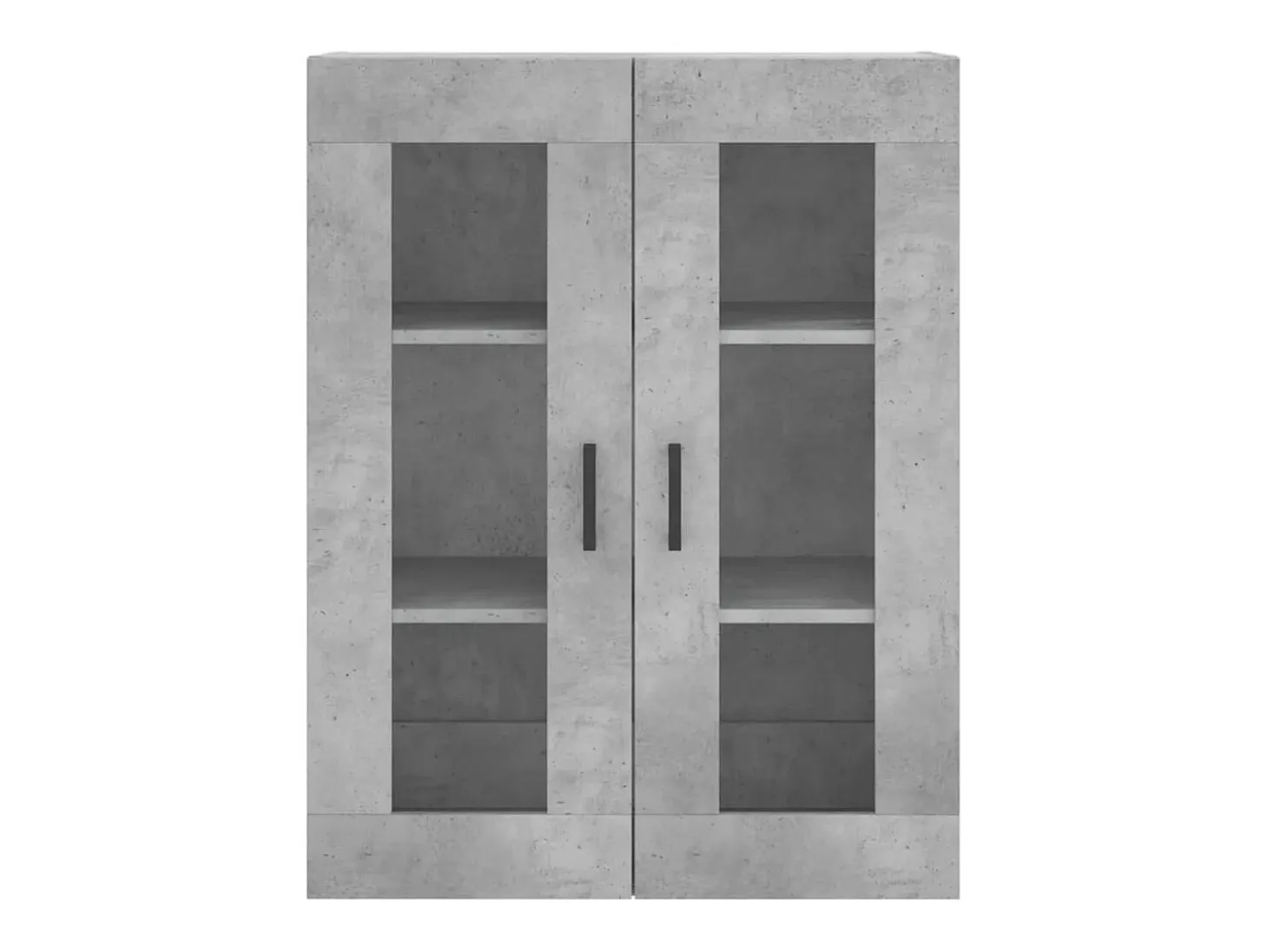 Aparador buffet cómoda armario mueble organizador cocina salón salón alto 69,5 x 34 x 180 cm madera contrachapada gris 02_0034573