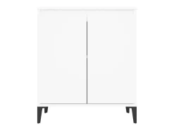 Aparador buffet cómoda armario mueble organizador cocina salón salón 60 x 35 x 70 cm madera contrachapada blanco 02_0030353