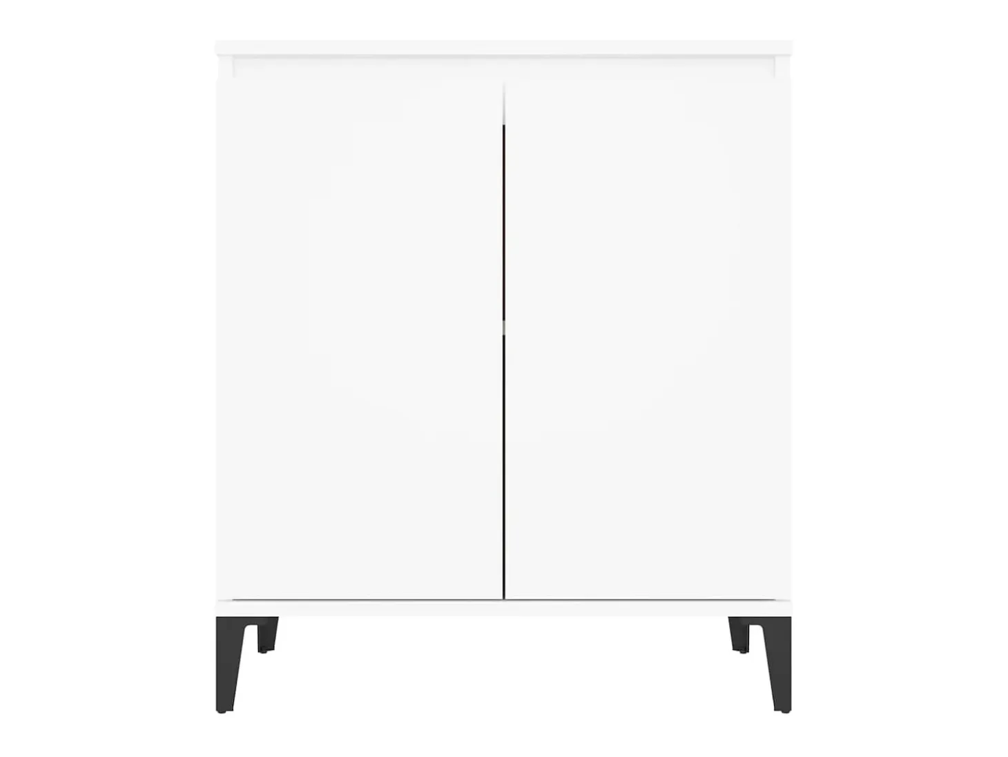 Aparador buffet cómoda armario mueble organizador cocina salón salón 60 x 35 x 70 cm madera contrachapada blanco 02_0030353