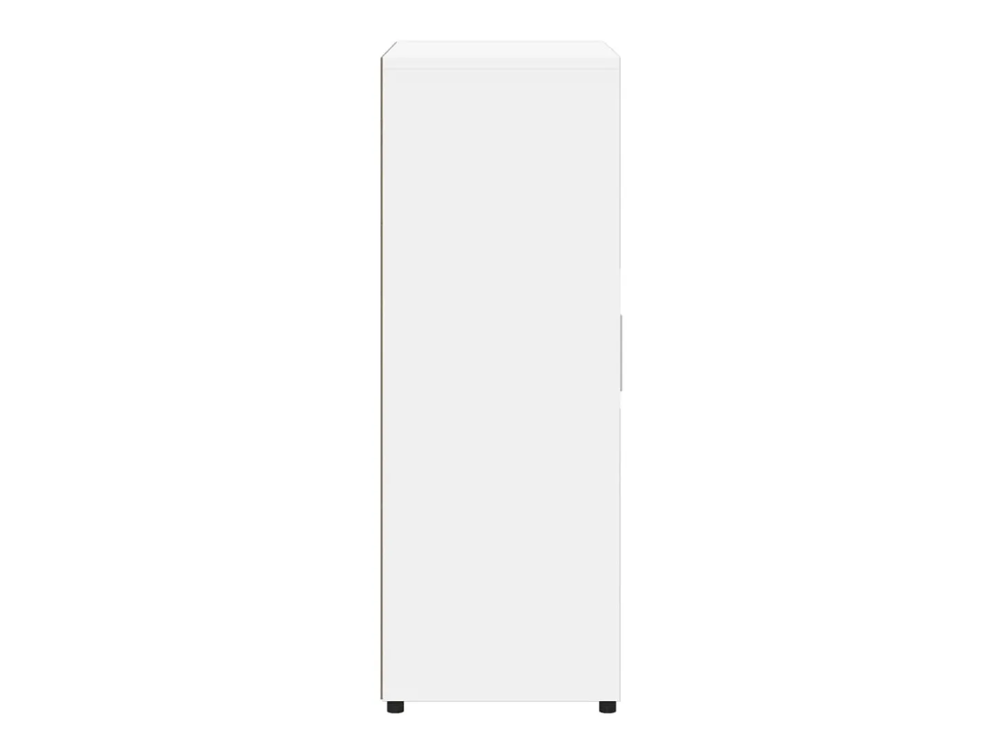 Aparador buffet cómoda armario unidad de almacenamiento organizador cocina salón salón juego de 2 60 x 31 x 84 cm blanco madera contrachapada 02_0036679