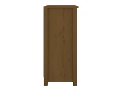 Aparador buffet cómoda armario mueble organizador cocina salón salón 70 x 35 x 80 cm madera maciza de pino marrón 02_0035761