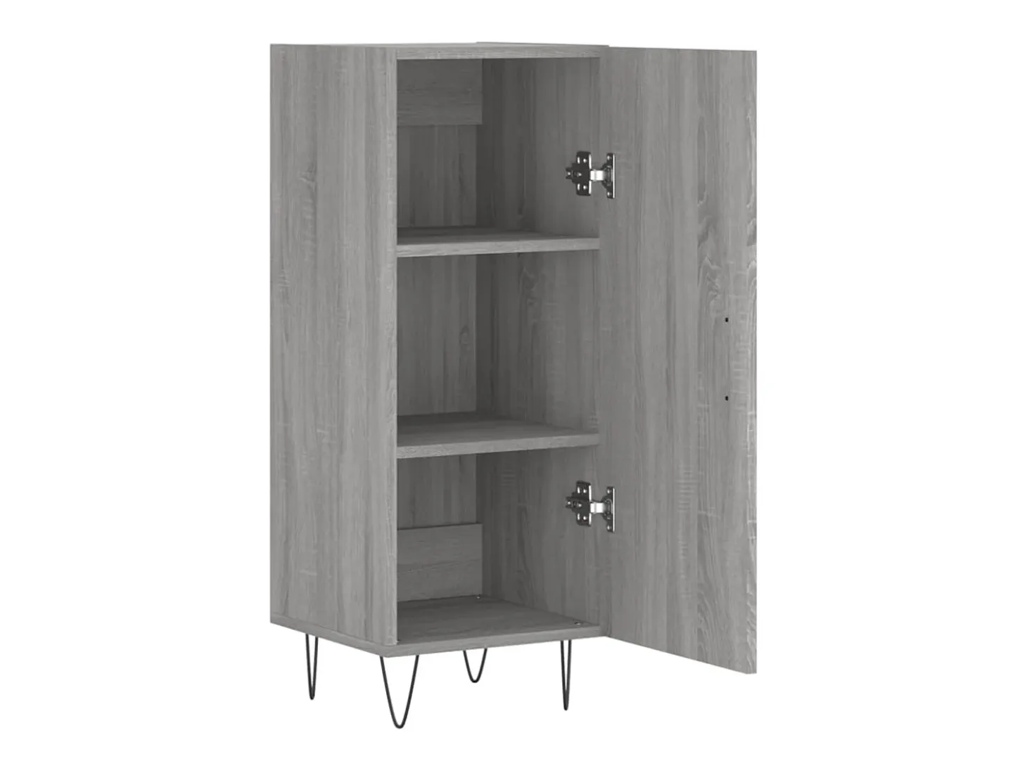 Aparador buffet cómoda armario unidad de almacenamiento organizador cocina salón salón Sonoma 34,5 x 34 x 90 cm madera contrachapada gris 02_0036341