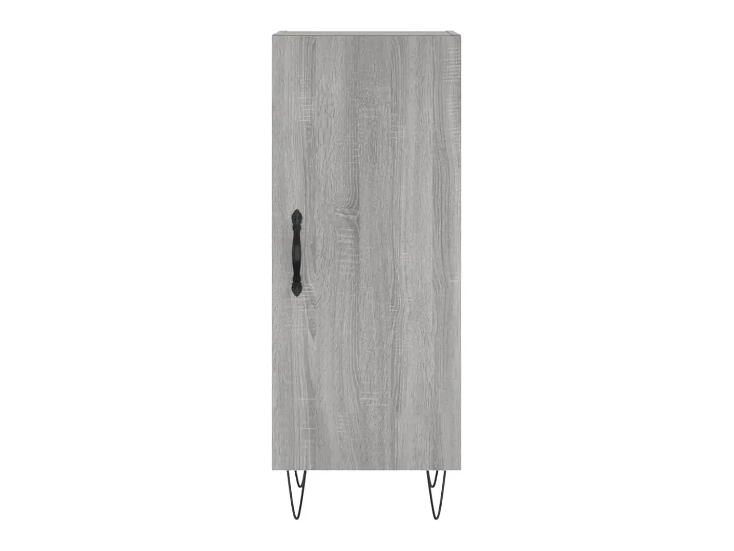 Aparador buffet cómoda armario unidad de almacenamiento organizador cocina salón salón Sonoma 34,5 x 34 x 90 cm madera contrachapada gris 02_0036341
