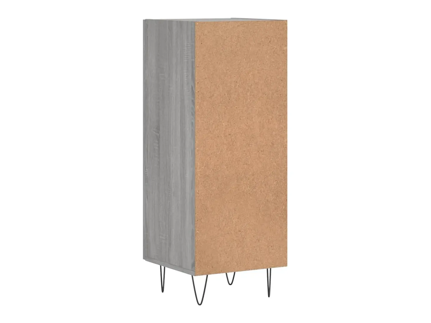 Aparador buffet cómoda armario unidad de almacenamiento organizador cocina salón salón Sonoma 34,5 x 34 x 90 cm madera contrachapada gris 02_0036341