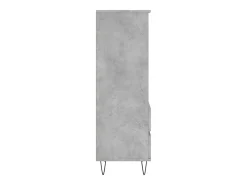 Aparador buffet cómoda armario mueble organizador cocina salón salón alto 40 x 36 x 110 cm madera contrachapada gris 02_0034435